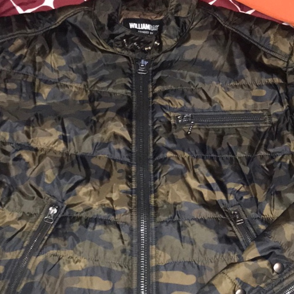 William Rast Camo biker jacket